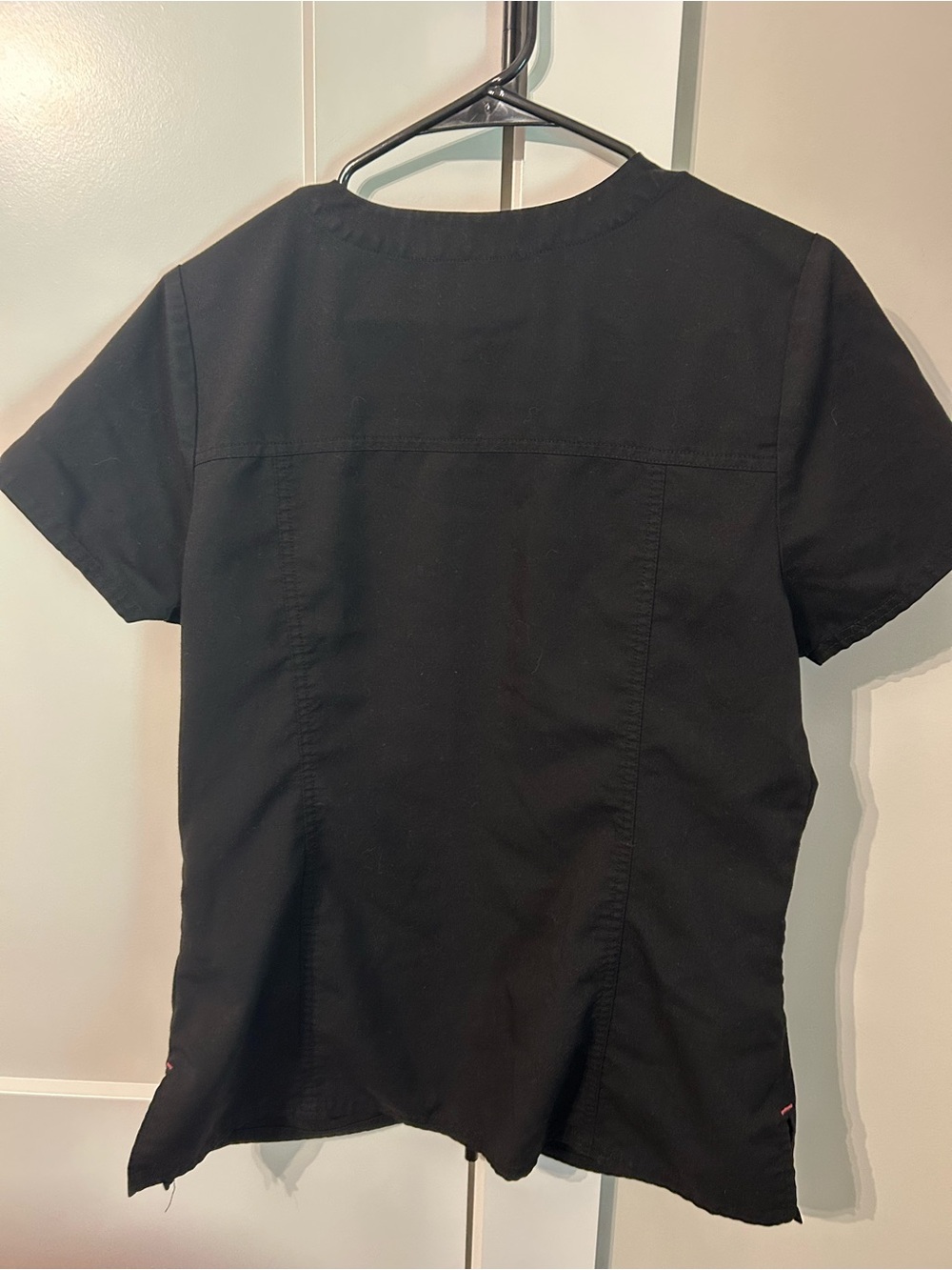Source Unknown Black V-Neck Nursing Top with Pink Accents - Picture 3 of 3